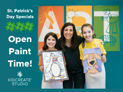 St. Patrick's Day Open Paint Time for All Ages! (1:00-4:00)